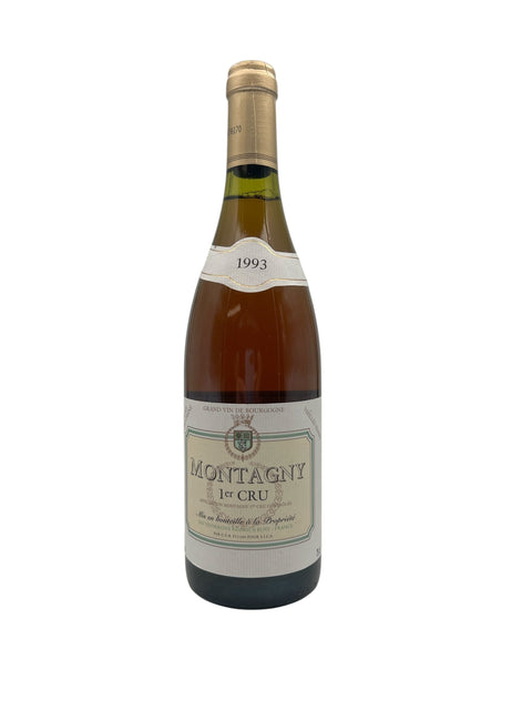Bouteille de vin blanc Montagny 1er Cru Emile Chandesais 1993