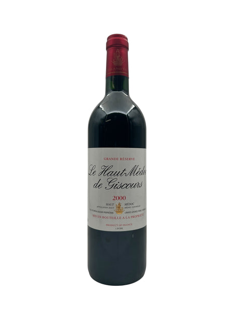 Le Haut-Médoc de Giscours 2000 vin rouge de Bordeaux