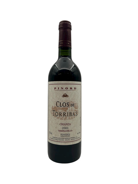 Bouteille de vin rouge Clos de Torribas de Pinord 2001