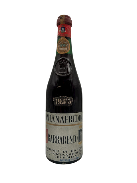 Bouteille de Barbaresco Fontanafredda millésime 1945