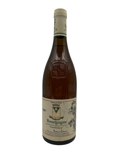 Bouteille de vin blanc Bourgogne Maison Ambroise 1997
