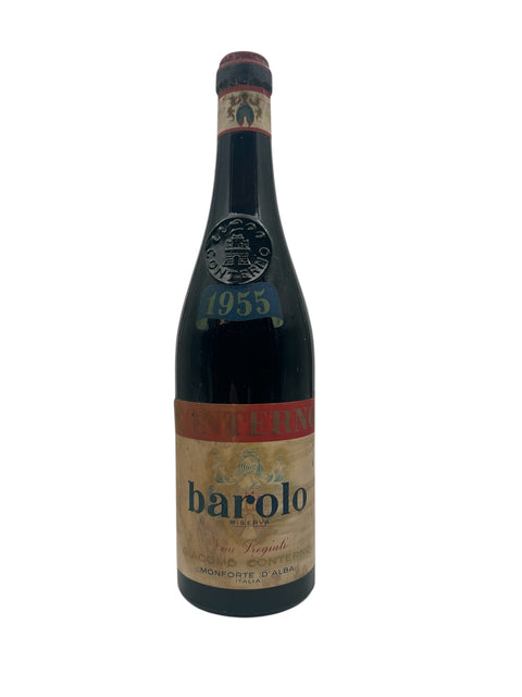 Bouteille de Barolo millésime 1955 de Giacomo Conterno