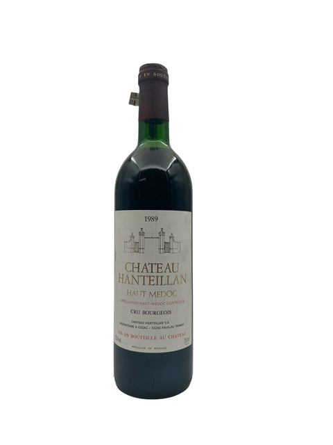 Bouteille de vin rouge Château Hanteillan 1989 du Haut-Médoc
