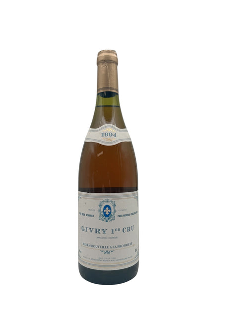 Bouteille de vin blanc Givry 1er Cru 1994
