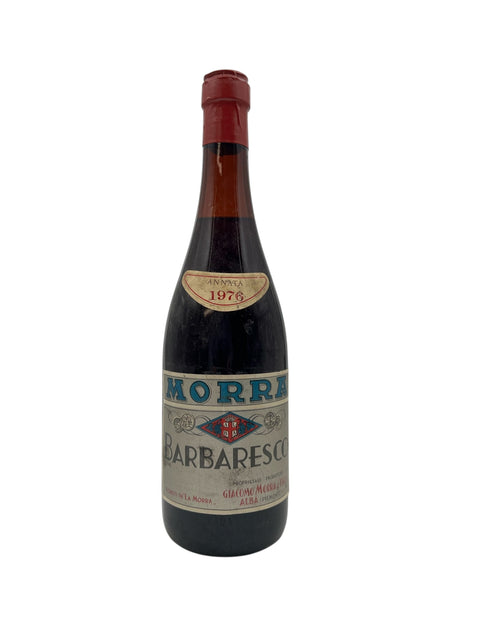 Bouteille de vin rouge Barbaresco Giacomo Morra 1976