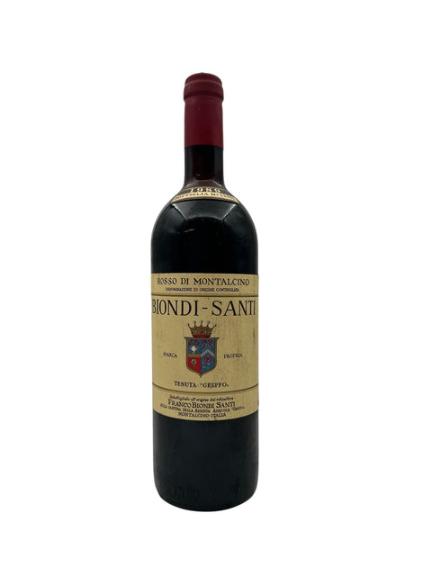 Bouteille de vin rouge Rosso di Montalcino Biondi Santi 1985