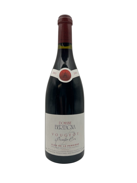 Bouteille de vin rouge Clos de la Perrière Domaine Bertagna 2003