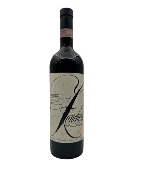 Bouteille de vin rouge Barolo Zonchera 1975