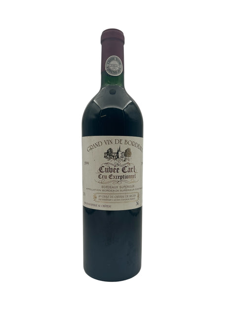 Bouteille de vin rouge Cuvée Carl Château de Seguin 1999