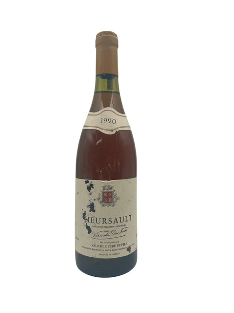 Bouteille Meursault Vaucher Père et Fils 1990