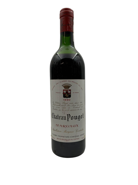 Bouteille de vin rouge Château Pouget 1990 de Margaux