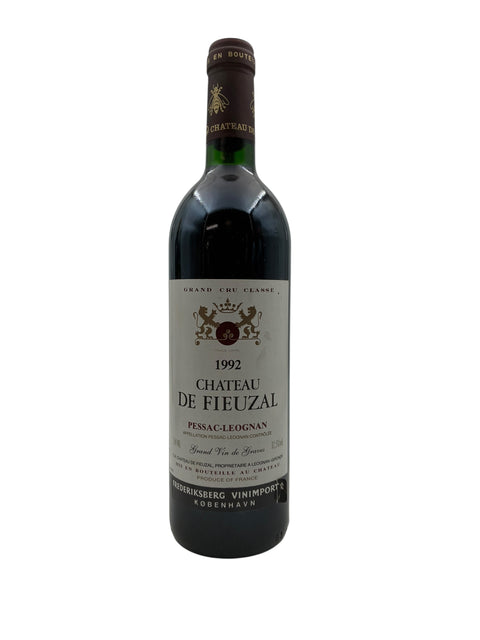 Château de Fieuzal 1992 vin rouge de Pessac-Léognan