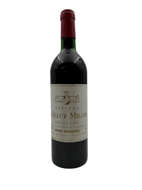 Bouteille de vin rouge Château La Fleur Milon 1993