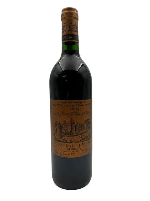 Bouteille de vin rouge Margaux Château d'Issan 1992