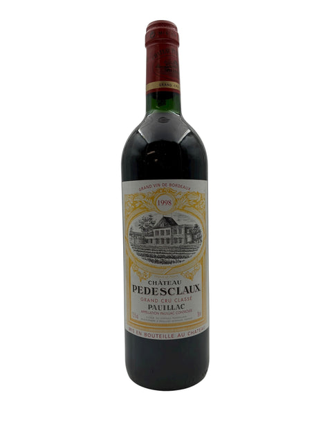 Bouteille de vin rouge Château Pedesclaux 1998 Pauillac