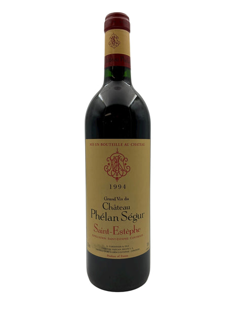 Bouteille de Saint-Estèphe Château Phélan Ségur millésime 1994