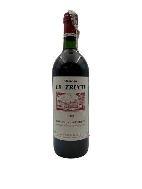 Bouteille de vin rouge Château Le Truch 1989