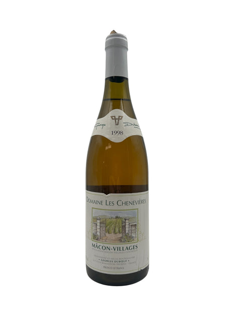 Bouteille de vin blanc Mâcon-Villages Georges Duboeuf 1998
