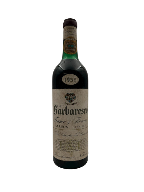 Bouteille Barbaresco Franco Fiorina 1959