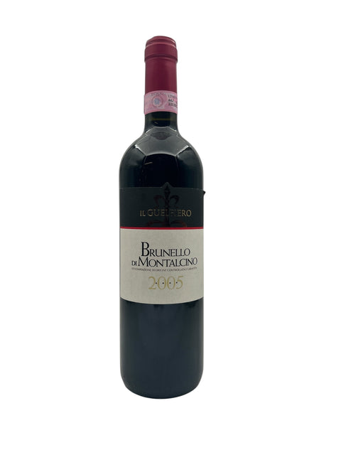 Bouteille de vin rouge Brunello di Montalcino Il Gueliero 2005