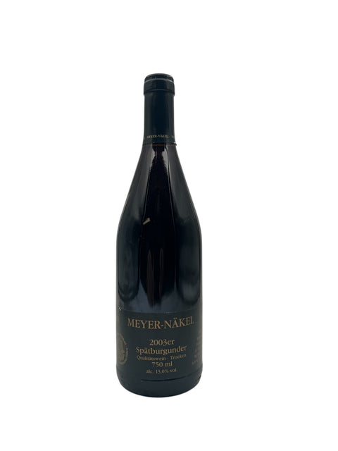 Bouteille de vin rouge Spätburgunder Meyer-Näkel 2003