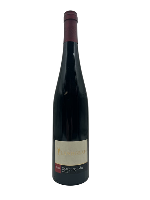 Bouteille de vin rouge Spätburgunder Landgraf 2006