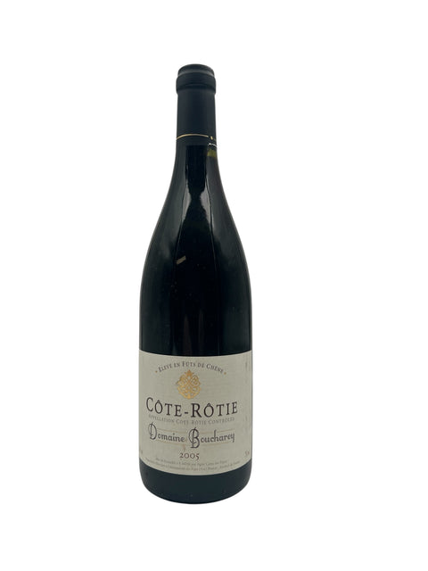 Bouteille de vin rouge Côte-Rôtie Domaine Bouchaud 2005