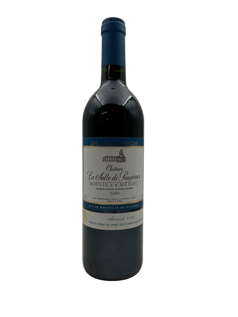 Bouteille de vin rouge La Salle de Poujeaux 1998