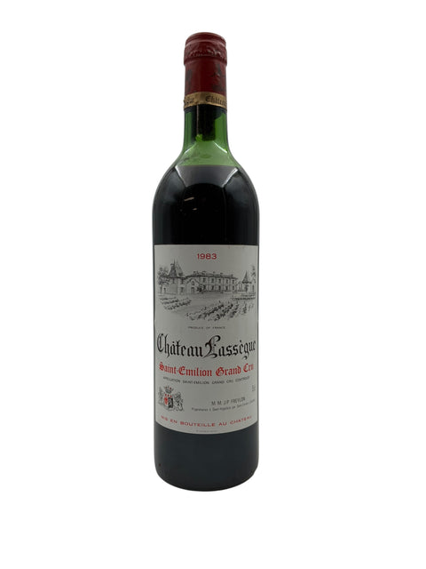 Bouteille de vin rouge Château Lassègue 1983