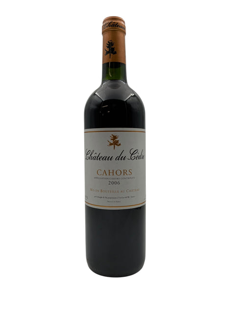 Bouteille de vin rouge Cahors Château du Cèdre 2006