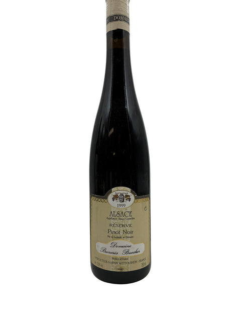 Bouteille du Domaine Beumès Buecher Pinot Noir 1999 d'Alsace