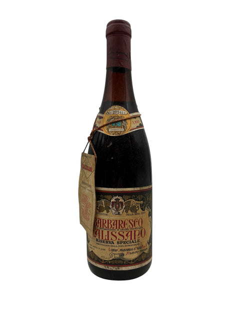 Bouteille de Barbaresco Alissano Luigi Calissano millésime 1966