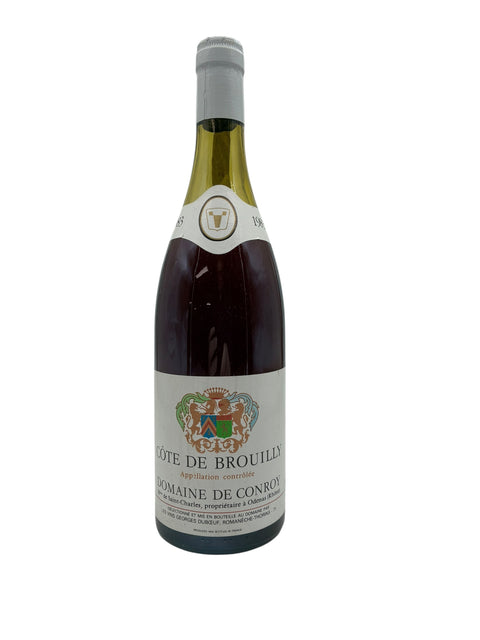 Bouteille de vin rouge Côte de Brouilly Domaine de Conroy 1983