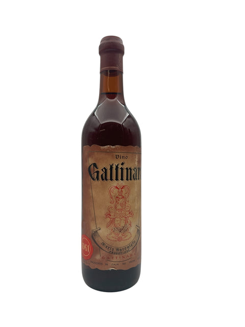 Bouteille de Gattinara Mario Tetro millésime 1961