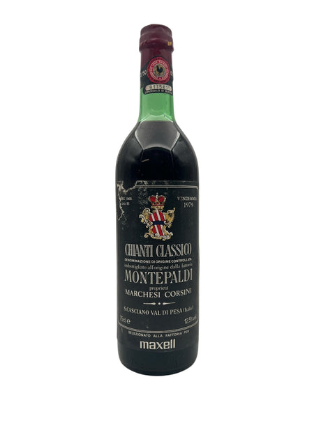Bouteille de vin Chianti Classico Montepaldi 1979
