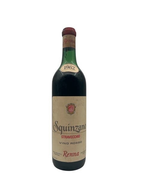 Bouteille de vin rouge Squinzano Renna 1962