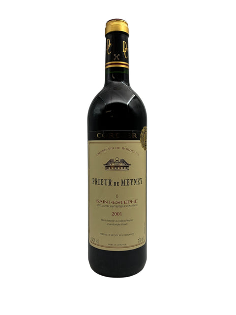 Bouteille de vin rouge Prieur de Meyney Saint-Estèphe 2001