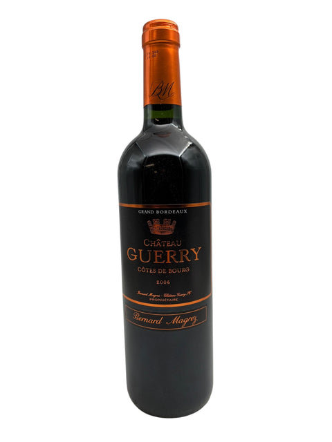 Bouteille de vin rouge Château Guerry Côtes de Bourg 2006