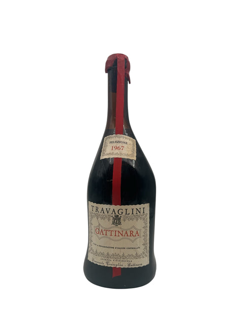 Bouteille de vin rouge Gattinara Travaglini 1967