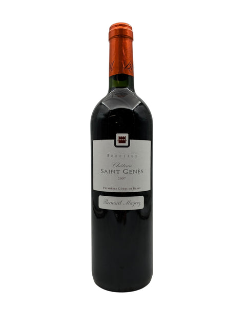Bouteille de vin rouge Château Saint Genès Bernard Magrez 2007