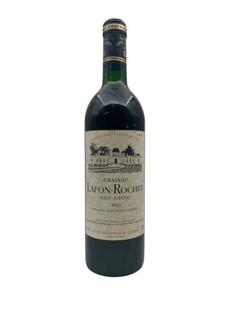 Bouteille de vin rouge Château Lafon-Rochet de 1988