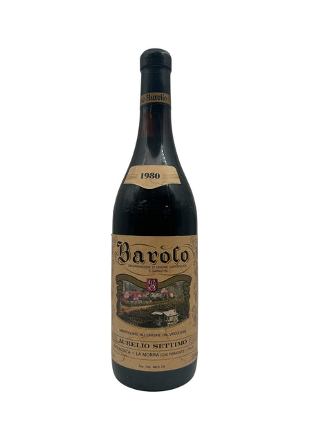Bouteille de Barolo Aurelio Settimo 1980