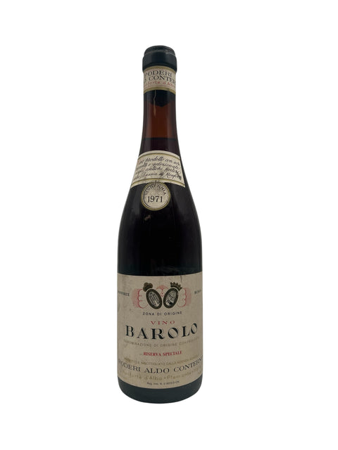 Bouteille Barolo Poderi Aldo Conterno 1971