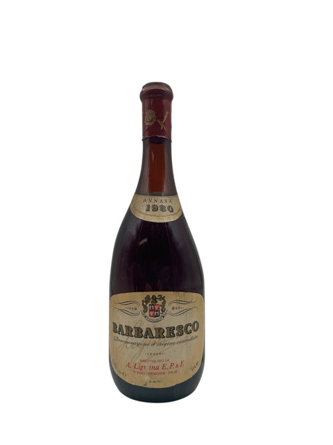 Vin Barbaresco Rouge de 1980 du producteur A. Lignana