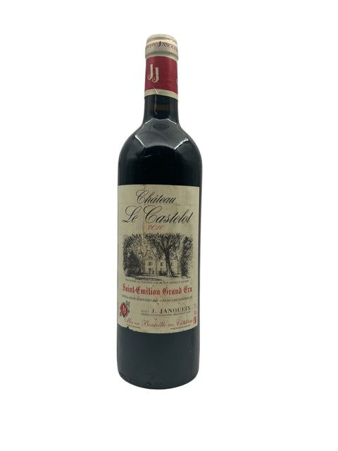 Château Le Castelot bouteille de vin rouge Saint-Émilion Grand Cru 2015