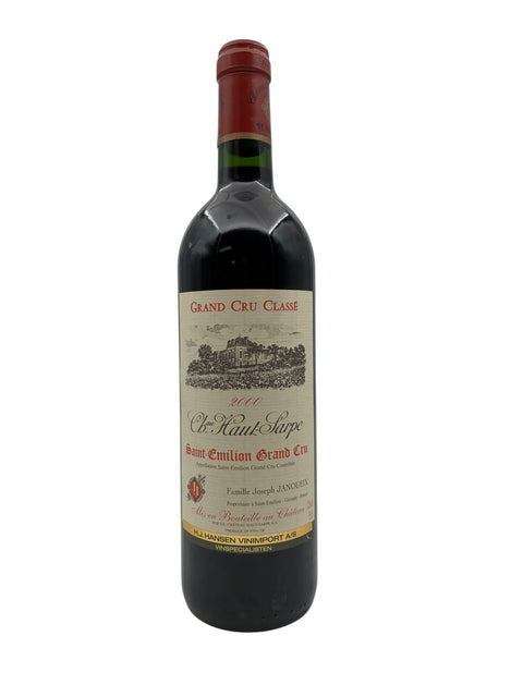 Château Haut Sarpe 2000 bouteille de Saint-Emilion Grand Cru