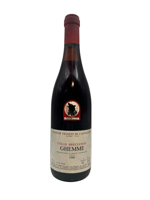 Vin rouge Ghemme de la bouteille Antichi Vigneti di Cantalupo 1980