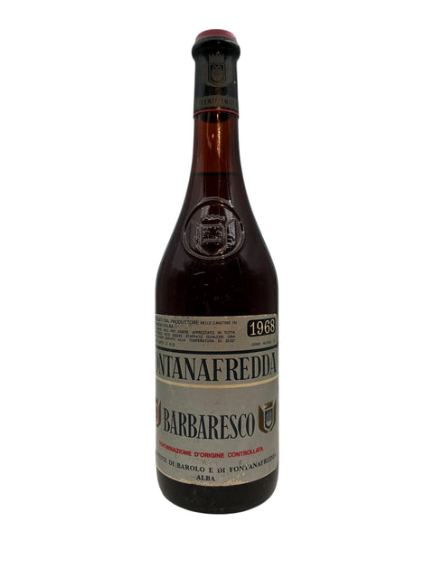 Bouteille de Barbaresco Fontanafredda millésime 1968