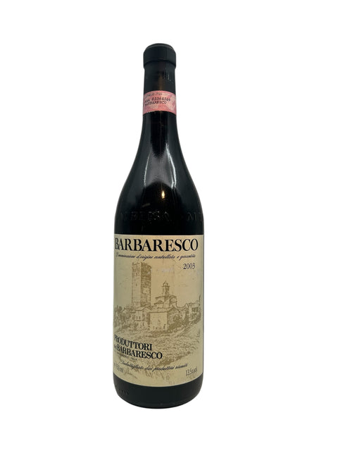 Bouteille de vin rouge Barbaresco Produttori del Barbaresco 2003