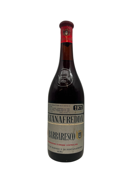 Barbaresco Fontanafredda 1971 - Bouteille de vin rouge italien